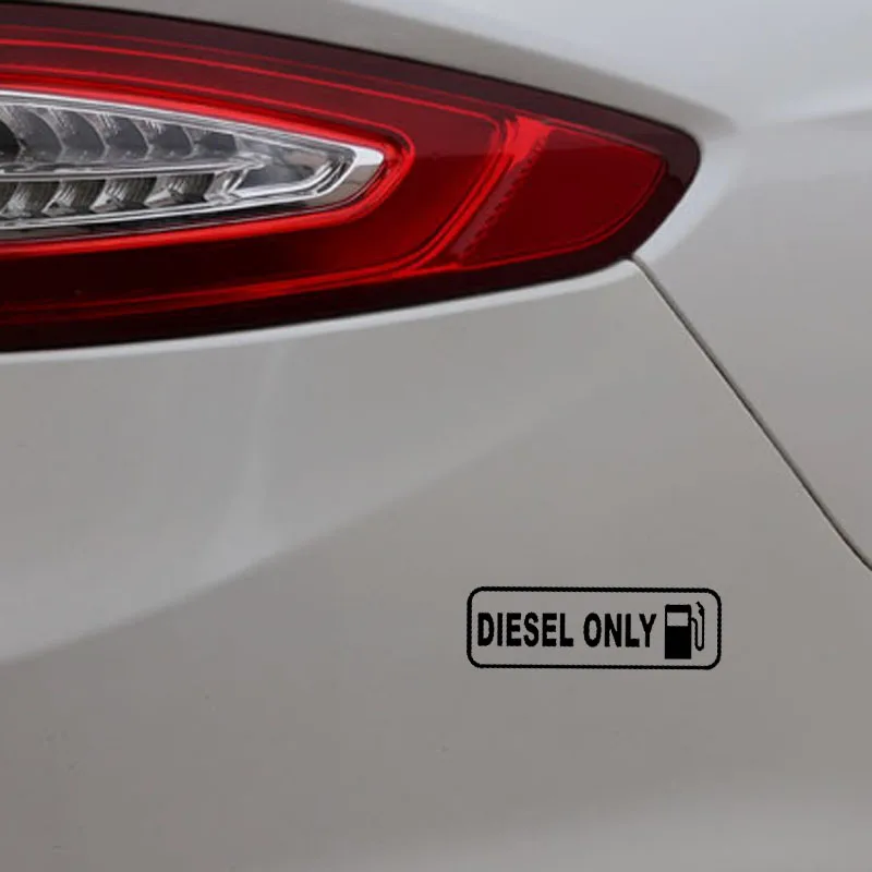 Interesting PVC Car Sticker DIESEL ONLY Fuel Waterproof Decal Cover Scratches Accessories