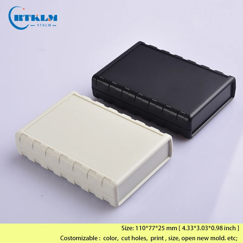 Plastic enclosure housing for electronics abs plastic project junction box diy instrument case Desktop shell 110*77*25mm