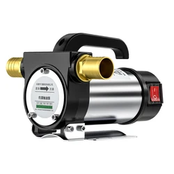 12V/24V/220V forward and reverse electric pumping pump 50L/min self-priming pump DC diesel pump fuel dispenser 580W