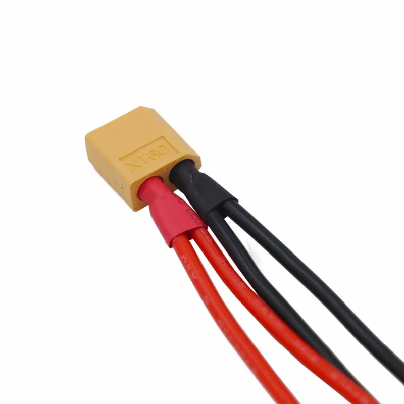 XT60 Parallel Battery Connector Cable Dual Extension Y Splitter 16AWG 15cm Silicone Wire