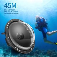 45M 1.97''Dome Port Waterproof Case Housing Diving mask for DJI OSMO Action 1 Camera Dome Cover Lens Accessories