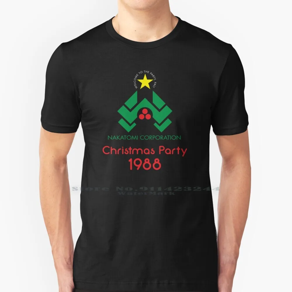 Welcome To The Party , Pal! 100% Cotton T Shirt Die Hard Nakatomi Logo Tree Yippee Ki Yay John Mcclane Bruce Willis Movie Pop