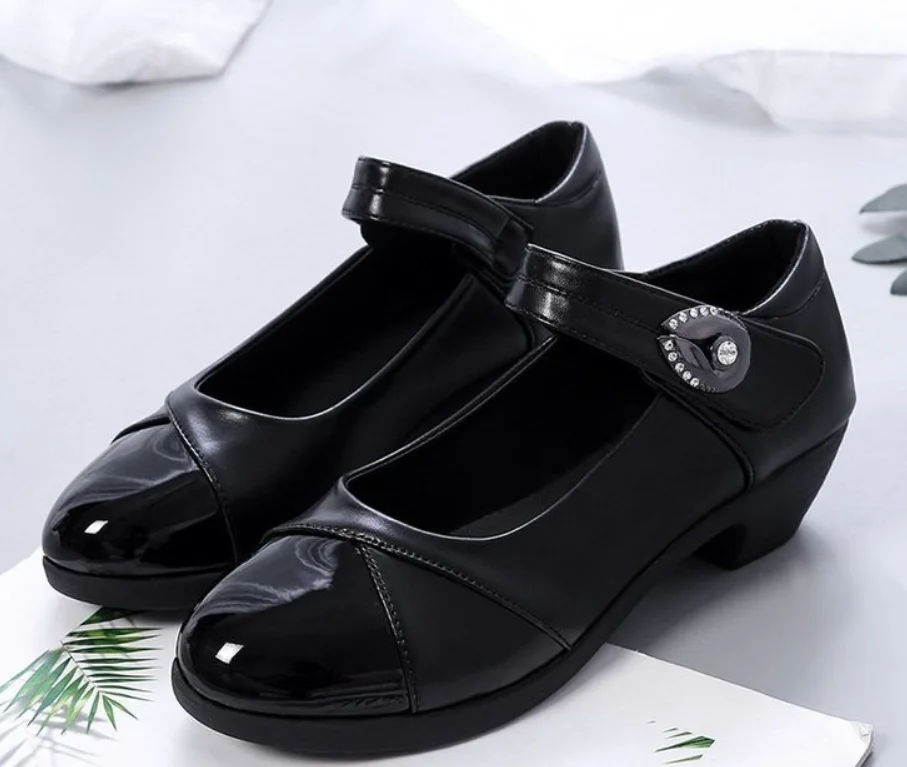 New Women's Shoes Leather Women's Soft Cowhide Moccasin Oxford Shoes Oxford Shoes Hook Loop Casual Leather Flat Shoes