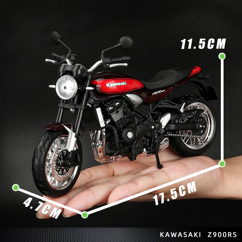 Maisto 1:12 Diecast Motorcycle Model Toy Kawasaki Z900RS H2R Replica With Boy gift birthday gift christmas gift Collection bike