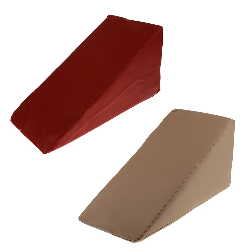 Orthopedic Acid Reflux Bed Wedge Pillow Sponge Cotton Back Leg Cushion Comfortable Bedding Zipper Design Triangle Back Pillow