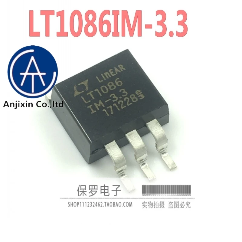 

10pcs 100% orginal and new 3.3V regulator LT1086IM-3.3 TO-263 in stock