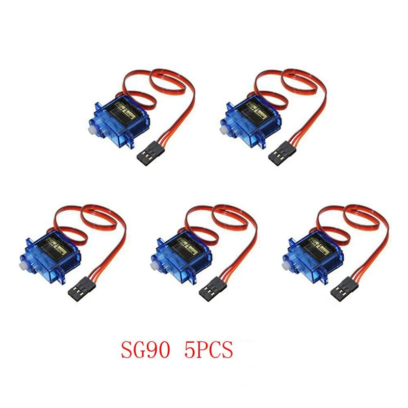 SG90 Mini Gear Micro Servo 9G 1.6Kg Mini Voor Rc Rc 250 450 Vliegtuig Helicopter Auto Voertuig Boot modellen Onderdelen 4/5/10/20Pcs