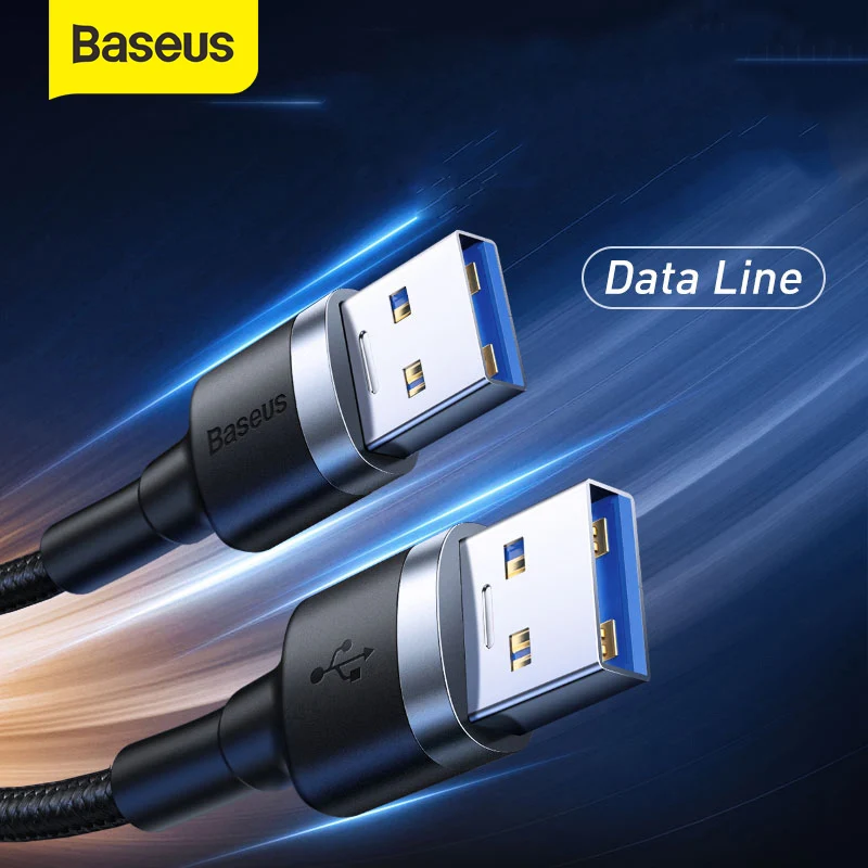 Baseus 5Gdps USB Cable to USB 3.0 Micro-B for Samsung Computer TV 4TB Hard Disk High Speed 2A Phone Data USB Charging Cables