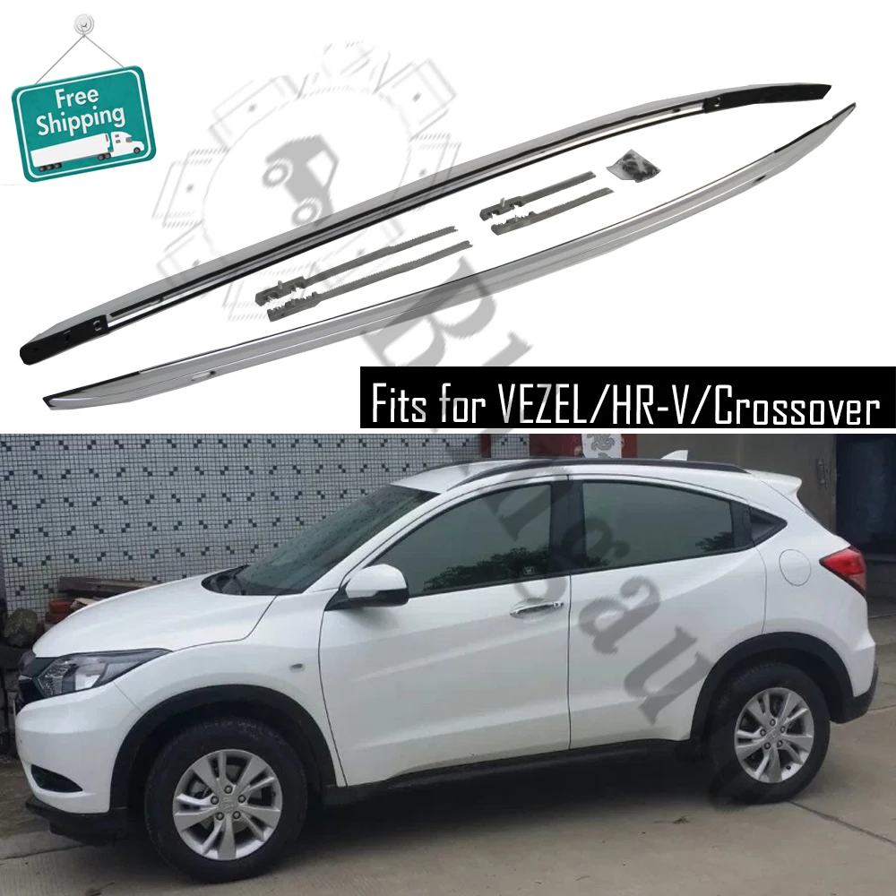 Roof Rail Rack For for -Honda HRV HR-V VEZEL 2016 2017 2018 2019 2020 aluminum alloy carrier rails 2PCS