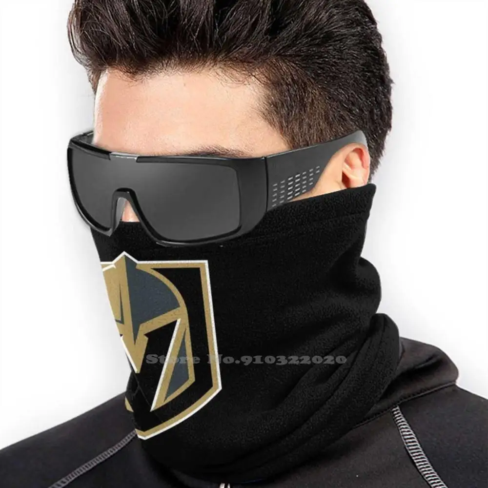 Knights Golden Vegas Lavável Respirável Reutilizável Print Mouth Mask Las Vegas Team Usa Us Canada Sport Ice Hockey Logo