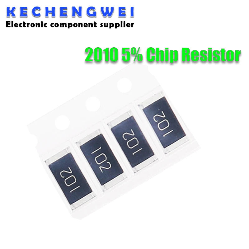 50pcs 2010 5% 3/4W SMD Chip Resistor resistors 0R - 10M 0 10 100 220 470 ohm 0R 10R 100R 220R 470R 1K 2.2K 4.7K 10K 100K 1M 10M