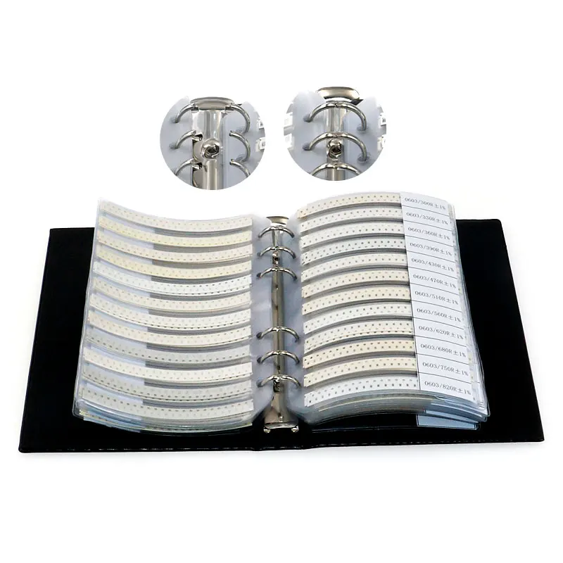 8500pcs 170 Values 0603 SMD Chip Resistors 1% 0Ω-10MΩ Assortment Kit Sample Book