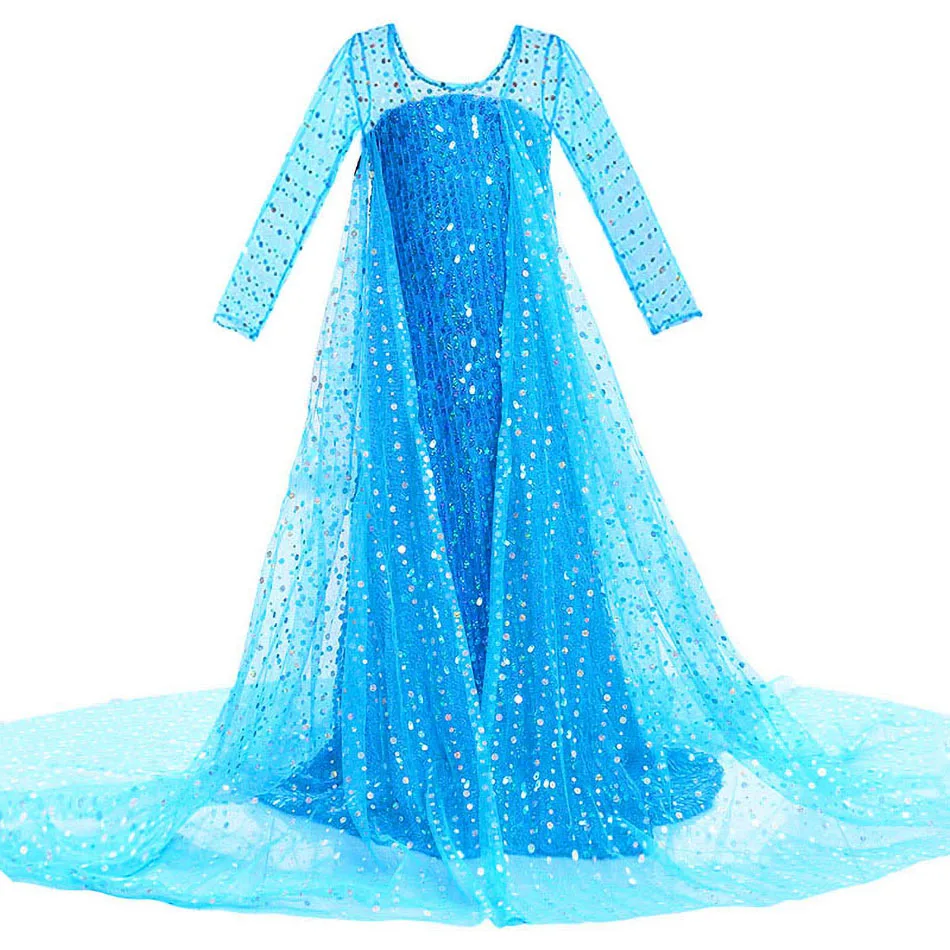 Girls Carnival Costume Kids Rapunzel Elsa Anna Unicorn Belle Cinderella Dress Child Birthday Princess Party Costume