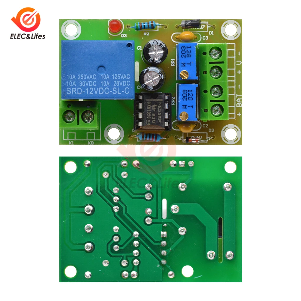 XH-M601 12V Battery Charging Control Board Intelligent Charger Power Control Panel Automatic Charging Power Control Switch Board