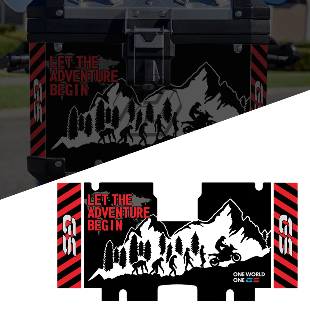 Top Case Reflective Decal Fits for BMW Adventure Aluminum Box Sticker