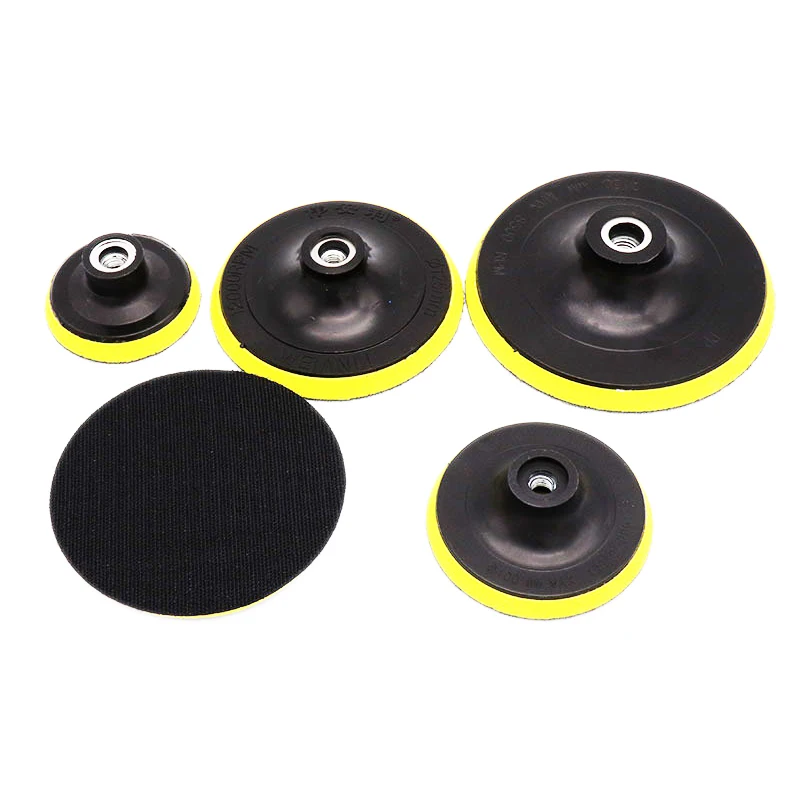 1PCs Backing Pad Car Polisher Bonnet Dia Inch Angle Grinder Wheel Sander Paper Disc Auto Polishing Machine Tool Self-Adhesive