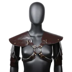 Medieval Elven Knight Shoulder Armor Costume Dragon Scale Spaulders Halloween Men Cosplay Viking Scoundrel Steampunk Accessory