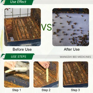 Wangshi Manhao-pro-Tira von Fluvalit, Imkerei, Varroa-Behandlung, Bienenzubehör, kleine, 80 Streifen, 5 PCs, 10 PCs 4 Hauptverkauf Manhao Pro Strip - №4