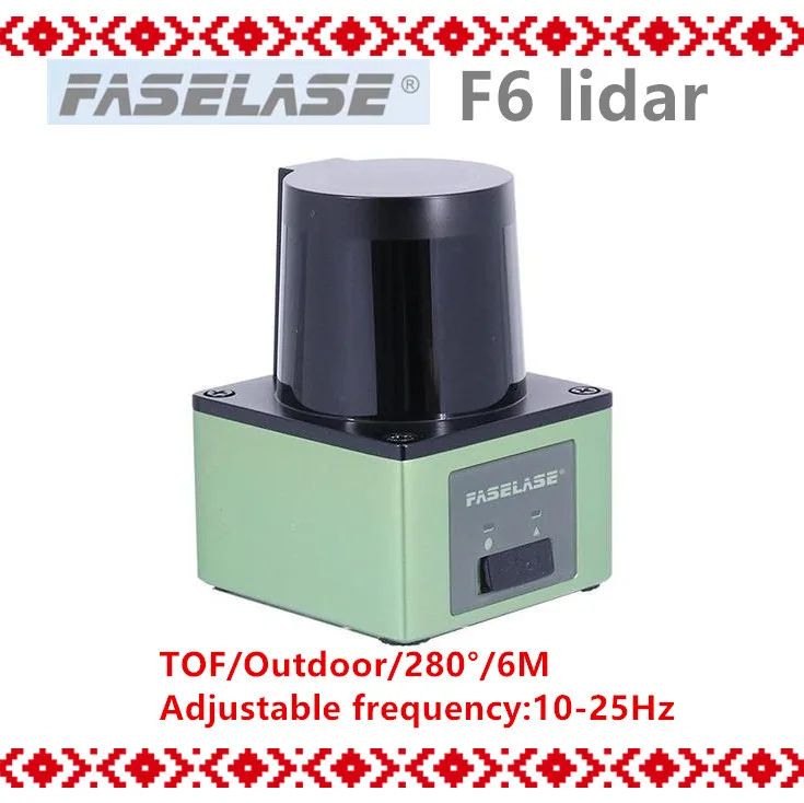 

FASElASE TOF 6m outdoor and indoor IP65 waterproof lidar sensor industrial-grade AGV ROBOT obstacle avoidance navigation