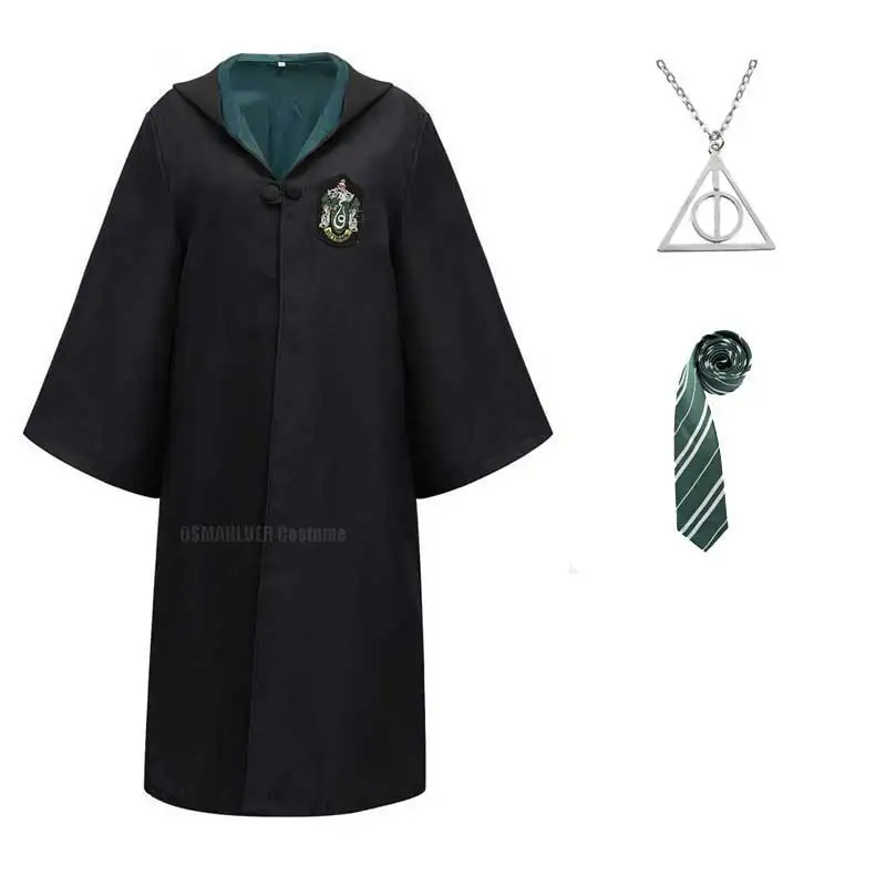 Halloween Costume For Children Adult Wizard House School Uniform Cape Girls Women Heromion-Granger Cosplay Ravenclaw Cosplay