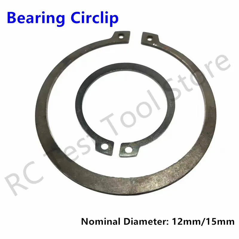 Raccordi per dispositivi cuscinetto lineare LM6UU LM8UU cuscinetto sede supporto asta contropunta morsetto asta molla morsetto anello cuscinetto