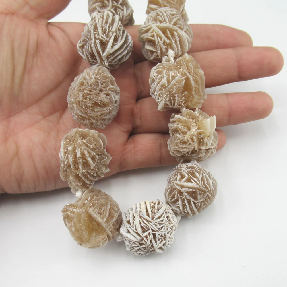 APDGG 25x27mm-27x29mm Natural Desert Rose Selenite healing crystals minerals clusters Gems Stone 17\