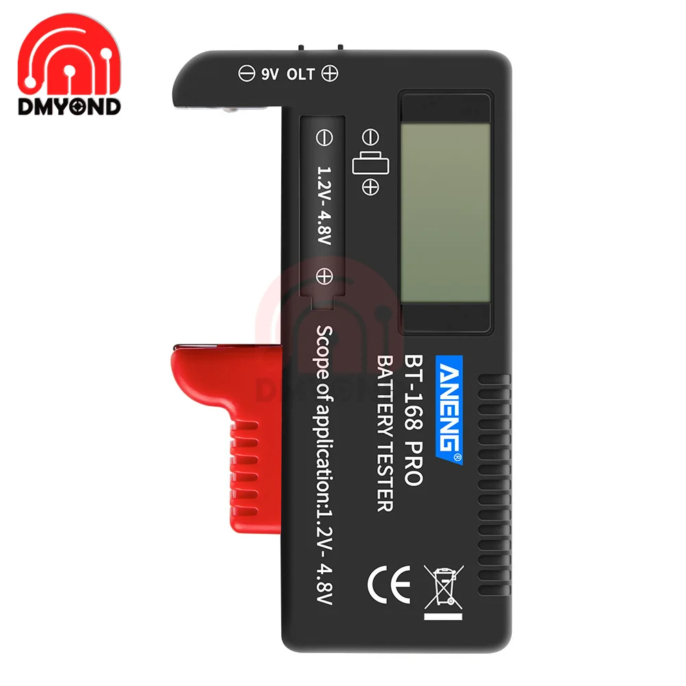 Bt-168 Pro Digital Display Battery Tester can Measure 18650 Batteries