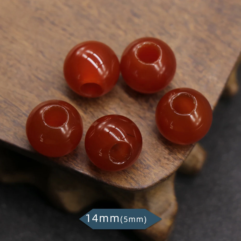 5szt naturalny czerwony agat kamień duże koraliki z dziurką 2-5mm otwór Abacus koraliki pani tworzenia biżuterii naszyjnik DIY akcesoria do