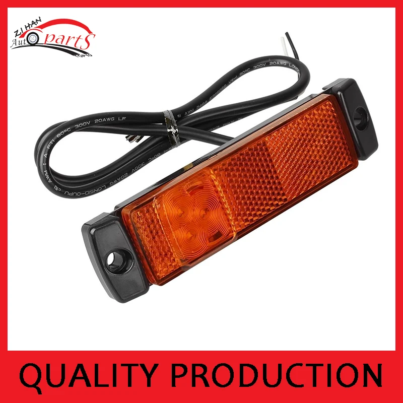 1 pcs 12-24V LED truck Side Marker Lights Car External Lights for DAF scania benz Truck Lorry Lamps