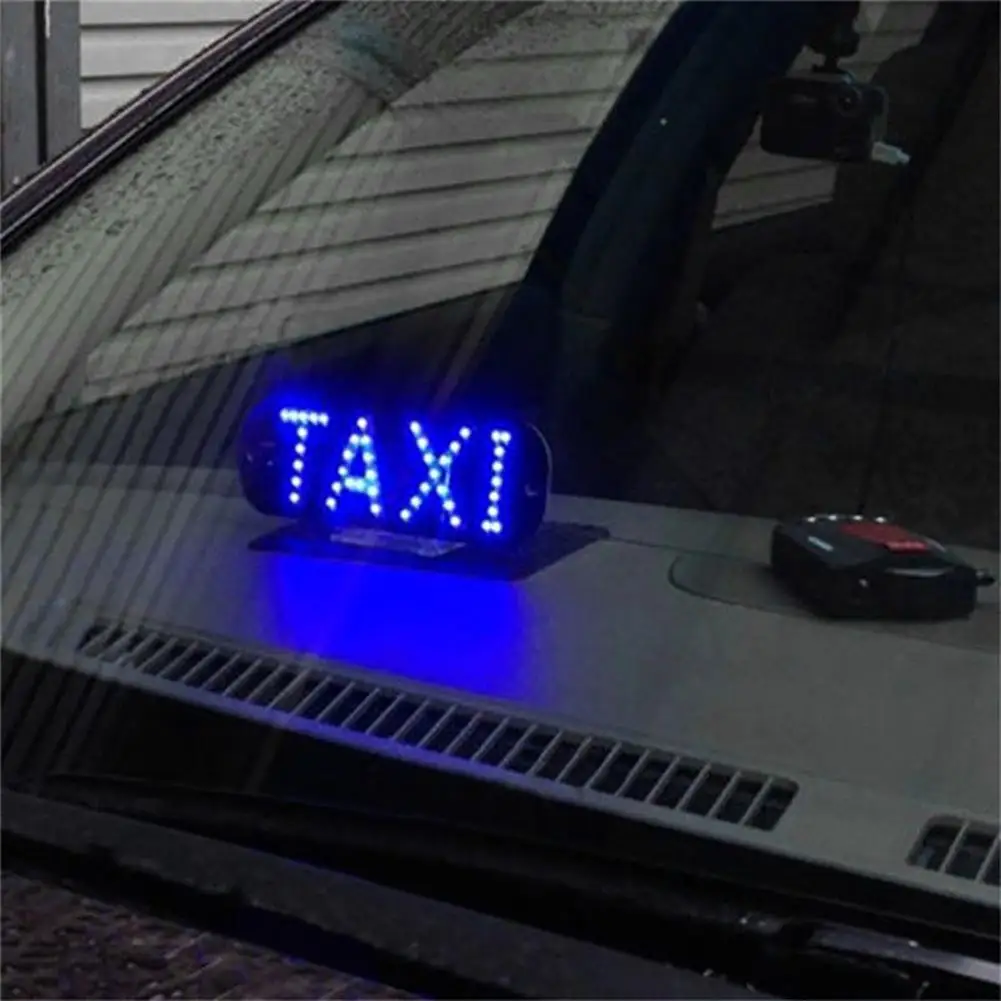 

1pcs/lot Taxi Led Car Windscreen Cabs indicator Lamp Sign Blue LED Windshield Taxi Light Lamp 12V BE