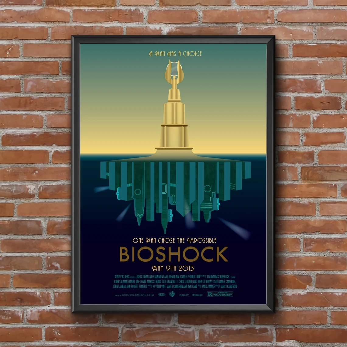 Bioshock Game Poster Home Wall Painting Decoration (No Frame)