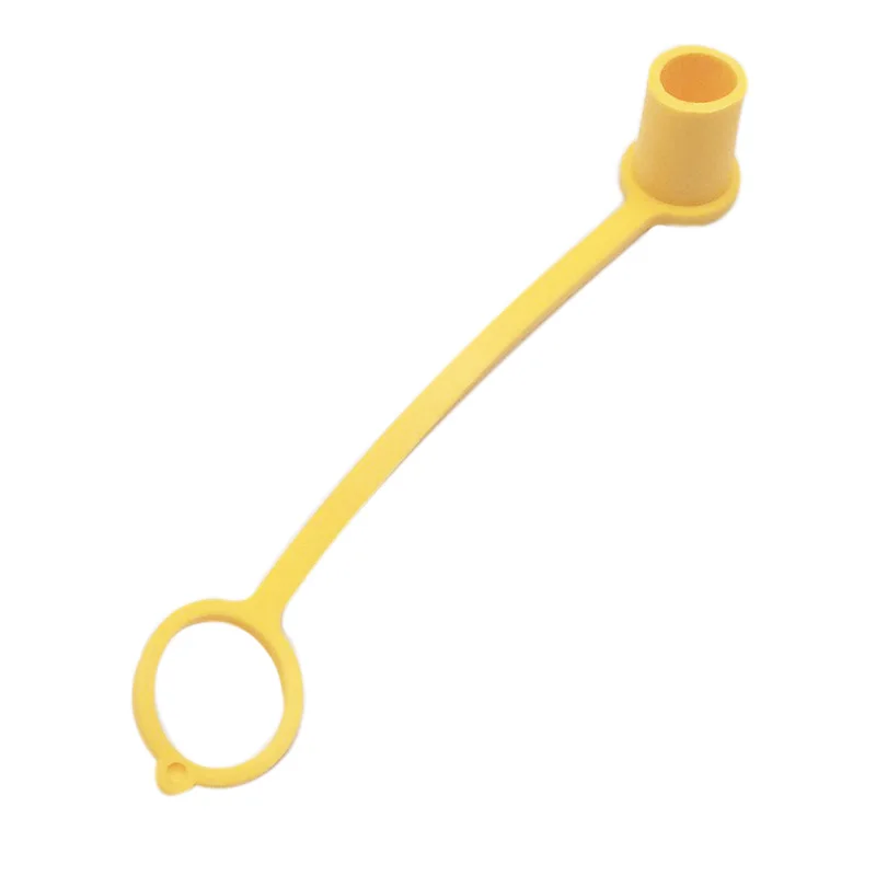 5PCS Propane / Natural LP Gas Quick Disconnect 1/4" Yellow Thread Protection Cover Pvc Dustproof Cover Metal Joint Thread Seal