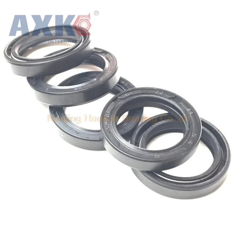 AXK  21x37x7   21x40x7  22x31x7 Nitrile Rubber NBR Spring Double Lip TC Gasket Radial Shaft Skeleton Oil Seal