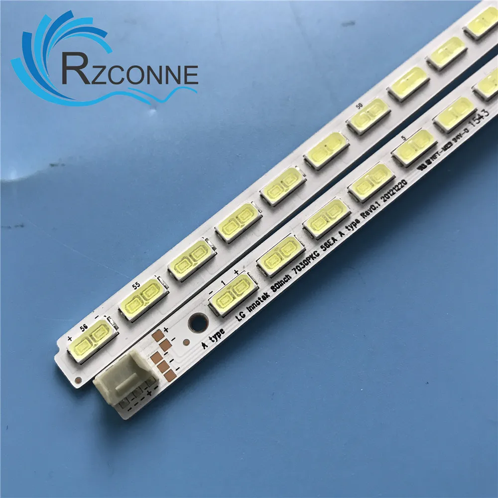 LED backlight strip lamp for Sharp Innotek 80inch 7030PKG 56EA A B TYPE LC-80C6500U 80LE650U 80LE657U 80LE757U M801D-A3R