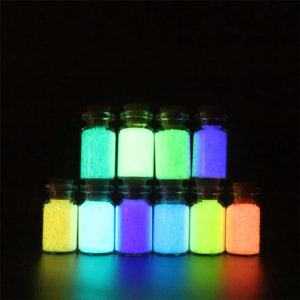 Luminous Sand Fluorescent Particles Glow In Dark Particles Aquarium Wishing Bottle Fish Tank Party DIY Decoration Luminous Stone