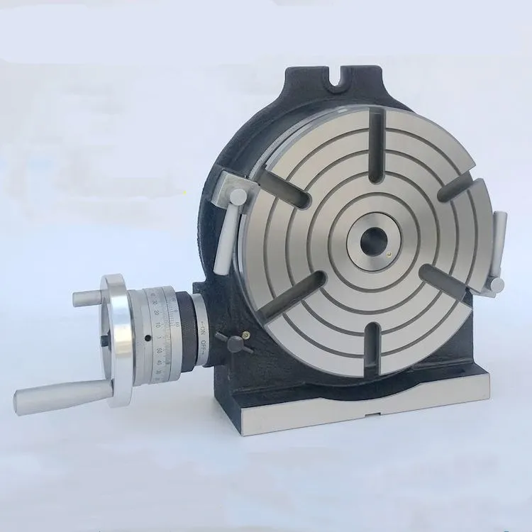 Máquina de Moagem Hv6 com 150 mm de Diâmetro Fresadora Vertical e Horizontal Mesa Giratória de Alta Precisão