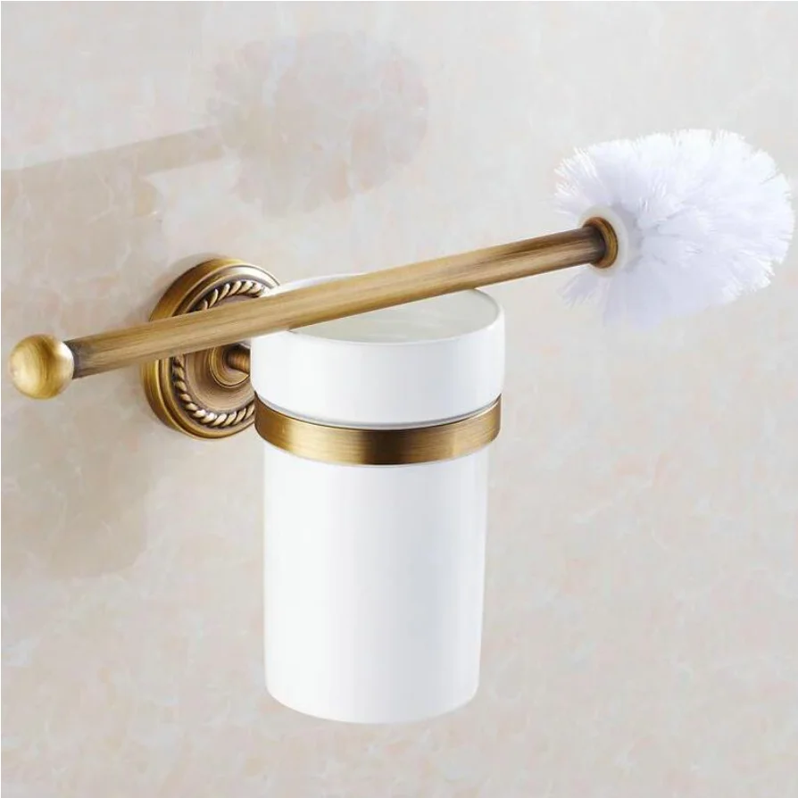 Bathroom Accessories Antique Bronze Toilet Brush Holder-Bath Products Bathroom hardwares