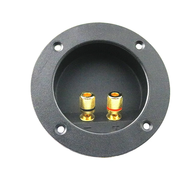 12PCS Speaker Terminal Cup Round Spring Cup Subwoofer Plug Car Stereo Terminal Connector Subwoofers Boxes