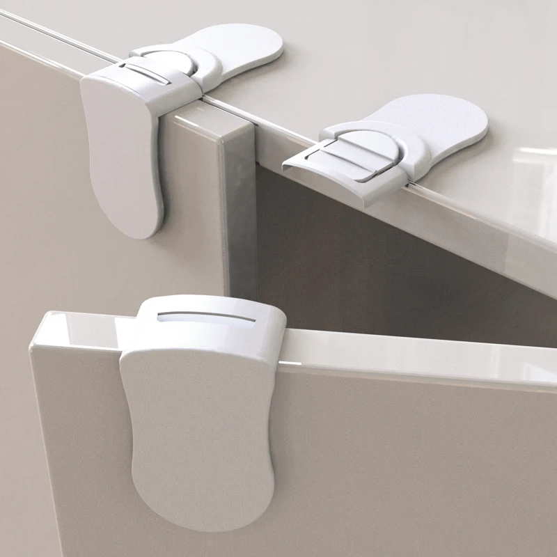 子供用キャビネットロック,便利なキャビネットロック,機能ロック,安全製品,保護,4ピース/ロット