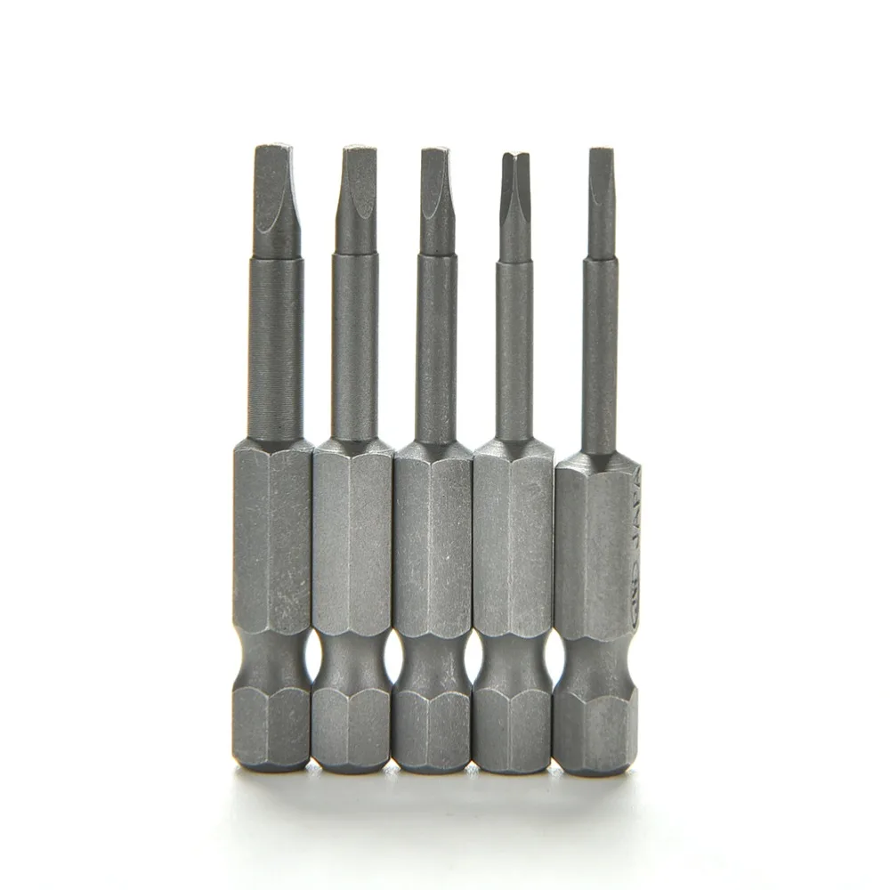 5pcs S2 Alloy Steel Triangular Screw Bits Magnetic Screwdriver Bit Anti Slip Triangle Screw Head 1.8/2/2.3/2.7/3 mm Dropshipping