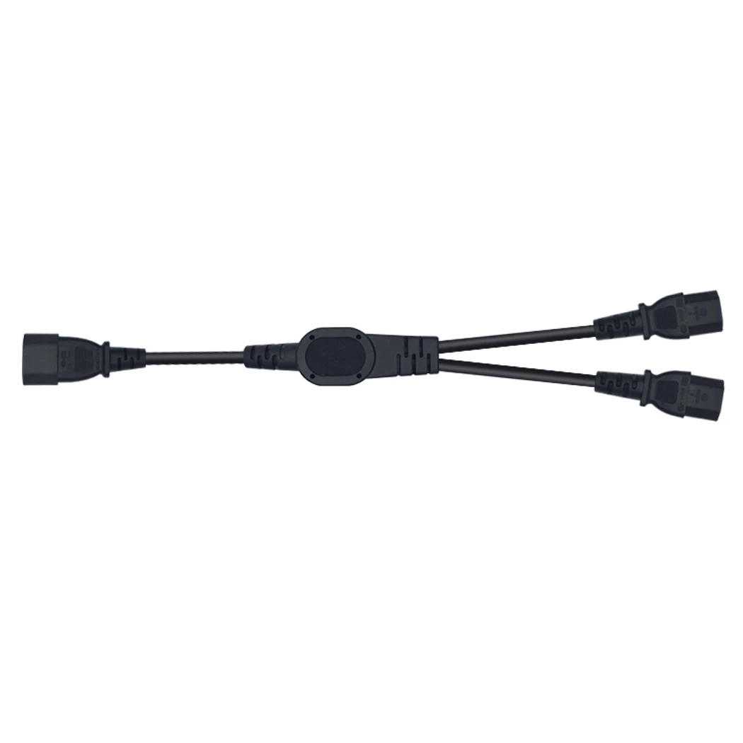JORINDO 1M/3.2FT IEC 320 C14ชายขยาย2 C13หญิงสายไฟ AC,IEC320 C14 2 C13อะแดปเตอร์10A/250V