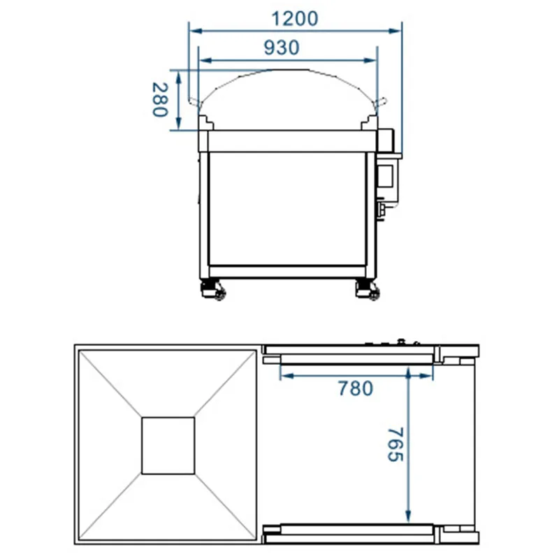 DZ-780 pneumatic tumbling vacuum packaging machine Automatic vacuum sealer Large commercial multi-function sealing machine 380v