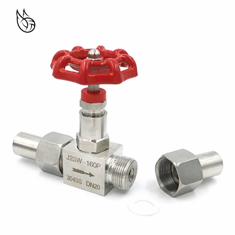 J23W-160P Naald Klep Rvs 304 Gelast Naaldventiel Afsluiter