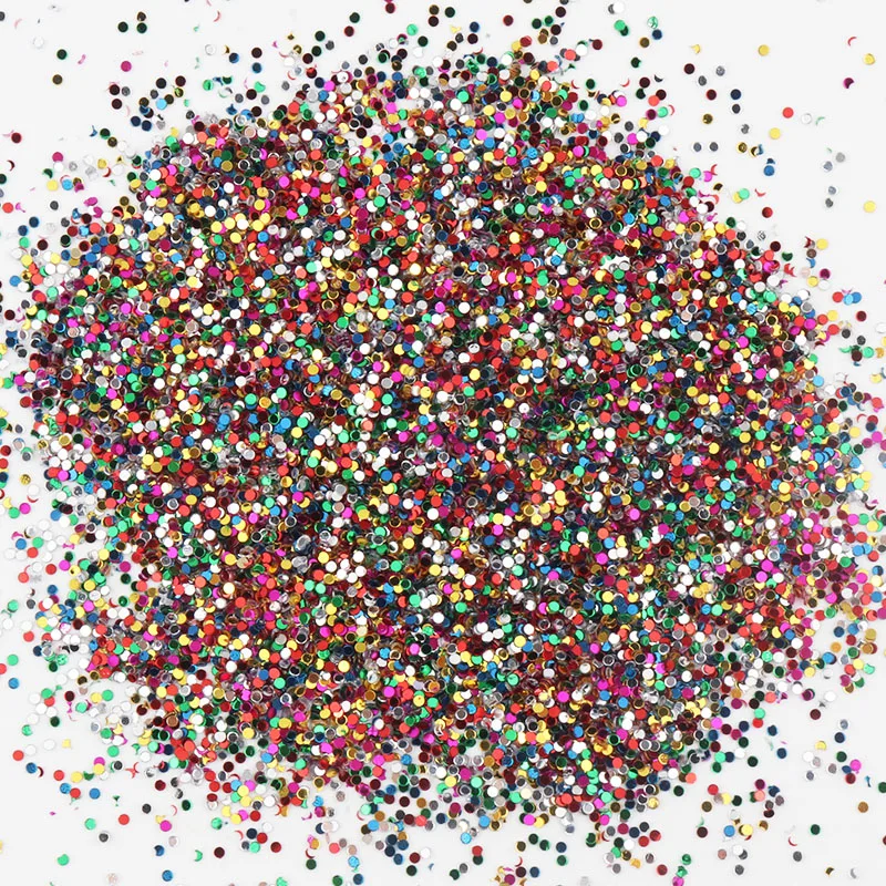 Dot Sequins 1mm Small PVC Laser Loose Sequin Multicolor Glitter Paillettes Fabric Paillette Nail Craft Art Accessories 10g/lot