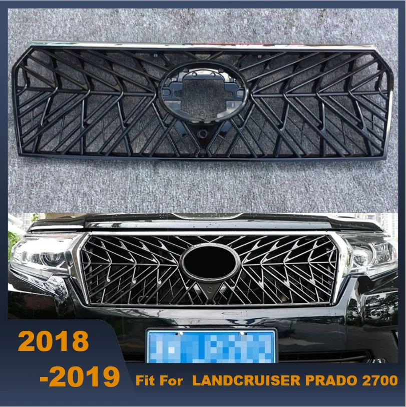 ABS Front Middle Grille Racing Grills For 2018 LANDCRUISER PRADO 2700