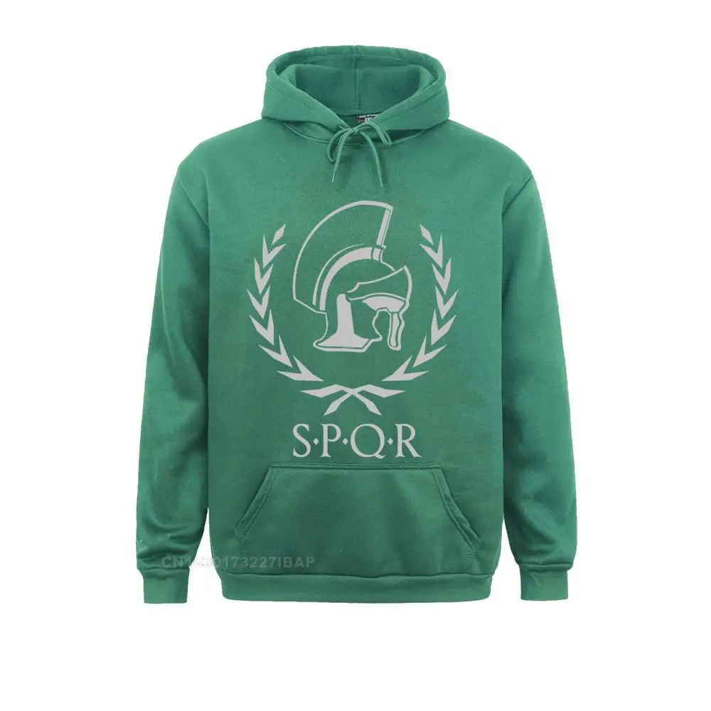 SPQR Men Hooded Pullover Fashion Rome Cotton Men's Wreath And Helmet Hoodie Laurel Jacket Long Sleeve Classic Hoodies