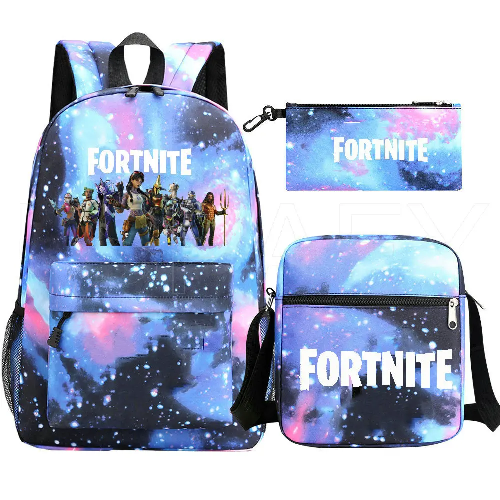 FORTNITE School Bags Teenage Backpack for Boys Girl Backpack mochila feminina Laptop Travel Backpack Bookbag