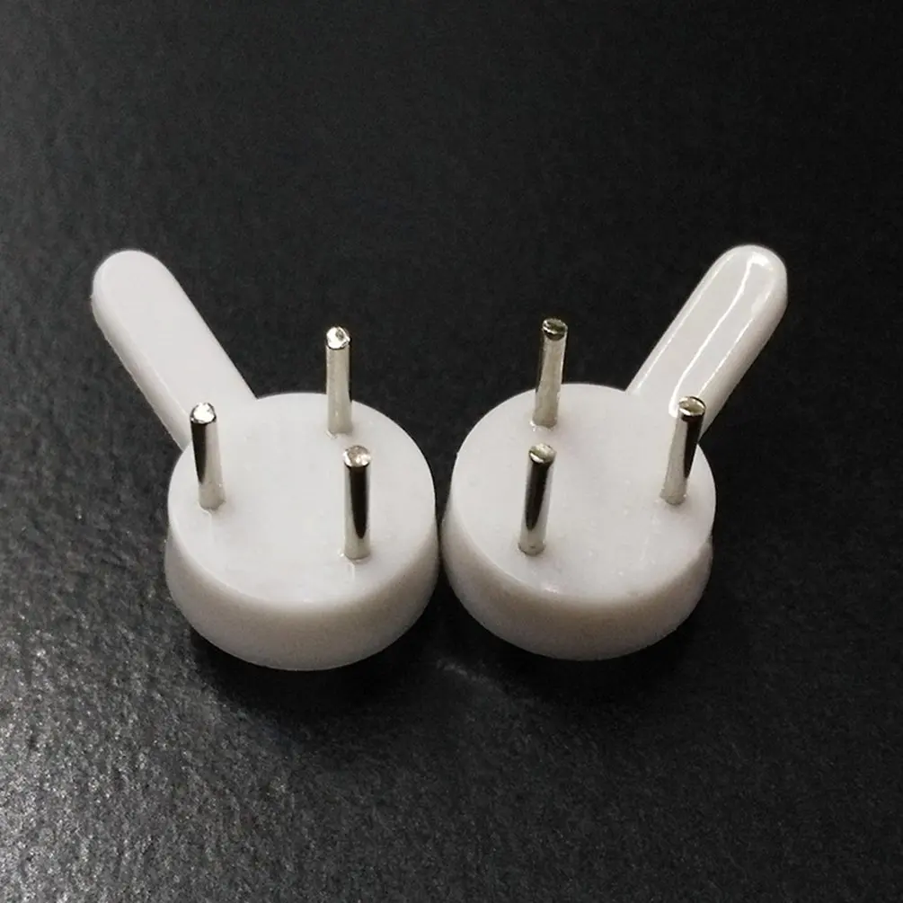 10/20/30Pcs Picture Hangers White Plastic Invisible Nail Screw Photo Frame Wall Hooks Multi-Function No-Trace Seamless Nail Hook