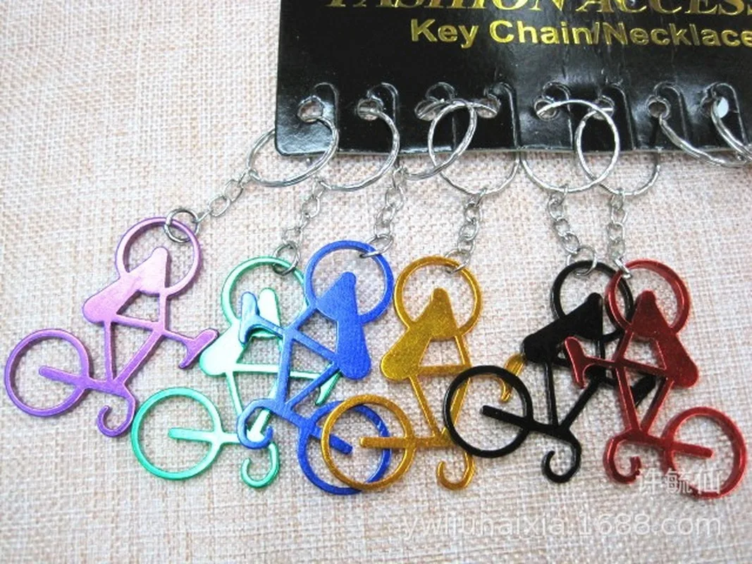 Wholesale Mini Bicycle Bottle Opener Keychain Pendant Gift Car Repair Tool