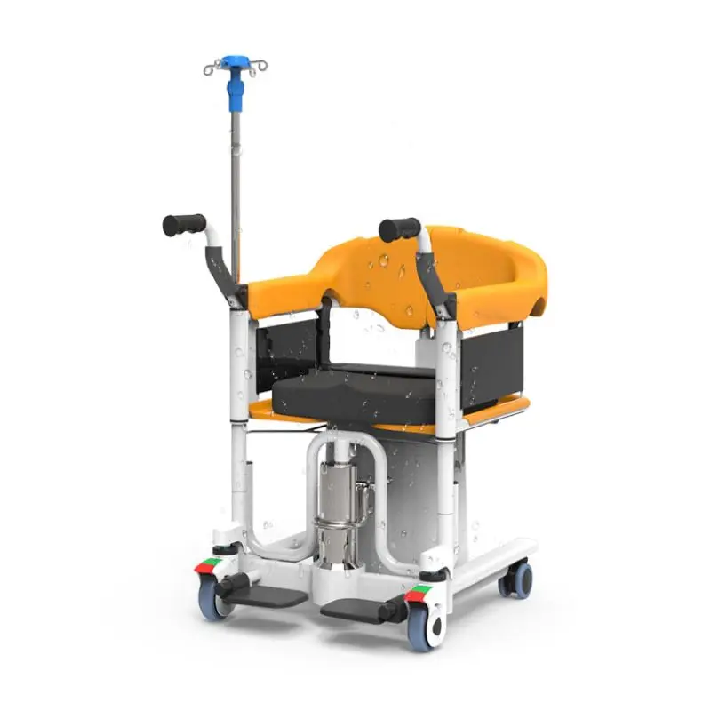 

High-Quality Patient Nursing Chair with Medical Silent Caster Transfer Chair Commode Chair